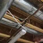 Repair Leaking Copper Fittings in Ceiling of Basement in Highlands Ranch