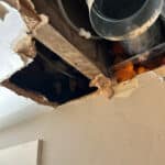 Leak behind dishwasher in the wall in Denver