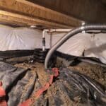 Proposal to run discharge from sump pump to the downspout drain on four units in the same building. in Denver