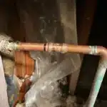 Broken Copper Water Line in Arvada