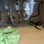Leak behind dishwasher in the wall in Denver