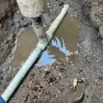 Leak on underground water service in Wheat Ridge